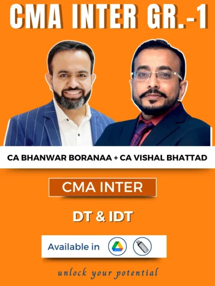CMA INTER (Gr-1) DT & IDT (Syllabus-2022) By CA B.B + CA V.B