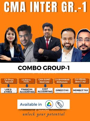 CMA Inter Group-1 Full Course Syllabus 2022 (Combo) CMA Sumit Rastogi, CA Bishnu Kedia , CA Bhanwar Borana , CA Vishal Bhattard , CA Divya Agarwal