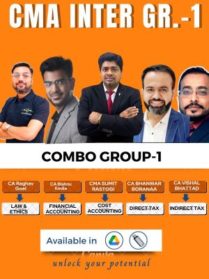 CMA Inter Group-1 Full Course Syllabus 2022 (Combo) CMA Sumit Rastogi, CA Bishnu Kedia , CA Bhanwar Borana , CA Vishal Bhattard , CA Raghav Goel