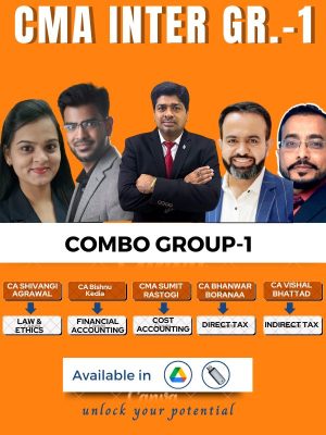 CMA Inter Group-1 Full Course Syllabus 2022 (Combo) CMA Sumit Rastogi, CA Bishnu Kedia , CA Bhanwar Borana , CA Vishal Bhattard , CA Shivangi Agrwal