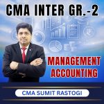 CMA INTER(Gr-2) MA (Syllabus-2022) By CMA Sumit Rastogi