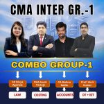 CMA Inter Group-1 Full Course (Combo) By CMA Sumit Rastogi, CA Bishnu Kedia, CA Divya Agarwal, Prof. Vinit Kumar