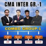 CMA Inter Group-1 Full Course (Combo) By CMA Sumit Rastogi, CA Bishnu Kedia, CA Raghav Goel, Prof. Vinit Kumar