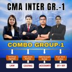 CMA Inter Group-1 Full Course (Combo) By CMA Sumit Rastogi, CMA Santosh Kumar, CA Divya Agarwal, Prof. Vinit Kumar
