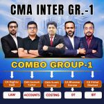 CMA Inter Group-1 Full Course (Combo) By CMA Sumit Rastogi, CMA Santosh Kumar, CA Raghav Goel, CA Bhanwar Borana, CA Vishal Bhattad