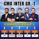 CMA Inter Group-1 Full Course (Combo) By CMA Sumit Rastogi, CMA Santosh Kumar, CS Arjun Chhabra, CA Bhanwar Borana, CA Vishal Bhattad