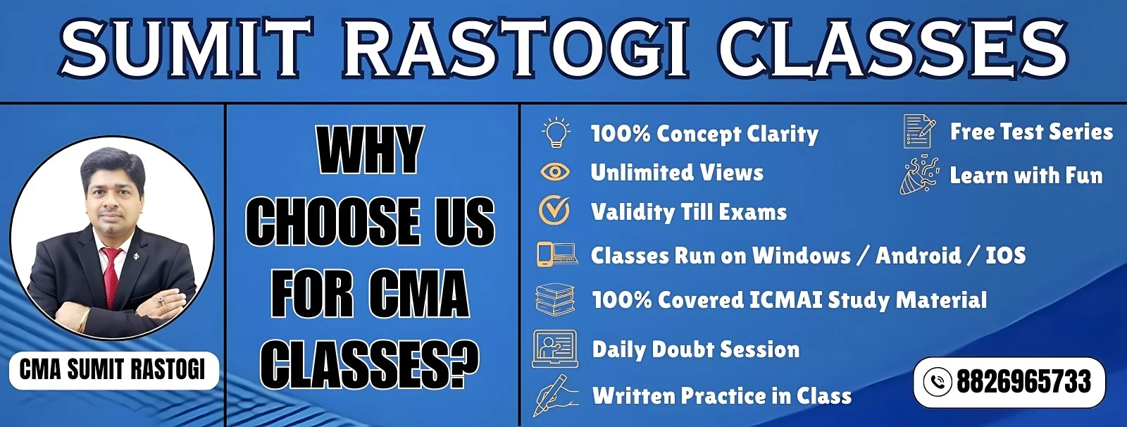 Sumit Rastogi Classes 2026 Banner