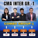 CMA Inter Group-1 Full Course (Combo) By CMA Sumit Rastogi, CA Bishnu Kedia, CA Divya Agarwal, CA Nikunj Goenka