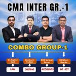 CMA Inter Group-1 Full Course (Combo) By CMA Sumit Rastogi, CMA Santosh Kumar, CA Raghav Goel, CA Nikunj Goenka