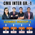 CMA Inter Group-1 Full Course (Combo) By CMA Sumit Rastogi, CMA Santosh Kumar, CA Shivangi Agrawal, CA Nikunj Goenka