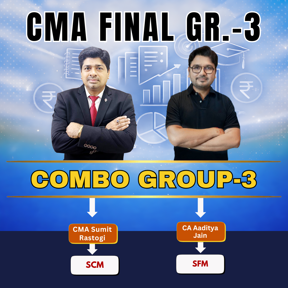 Sumit Sir + Aaditya Jain Sir CMA Final Group-3 (Combo) By CMA Sumit Rastogi, CA Aaditya Jain - Image 1