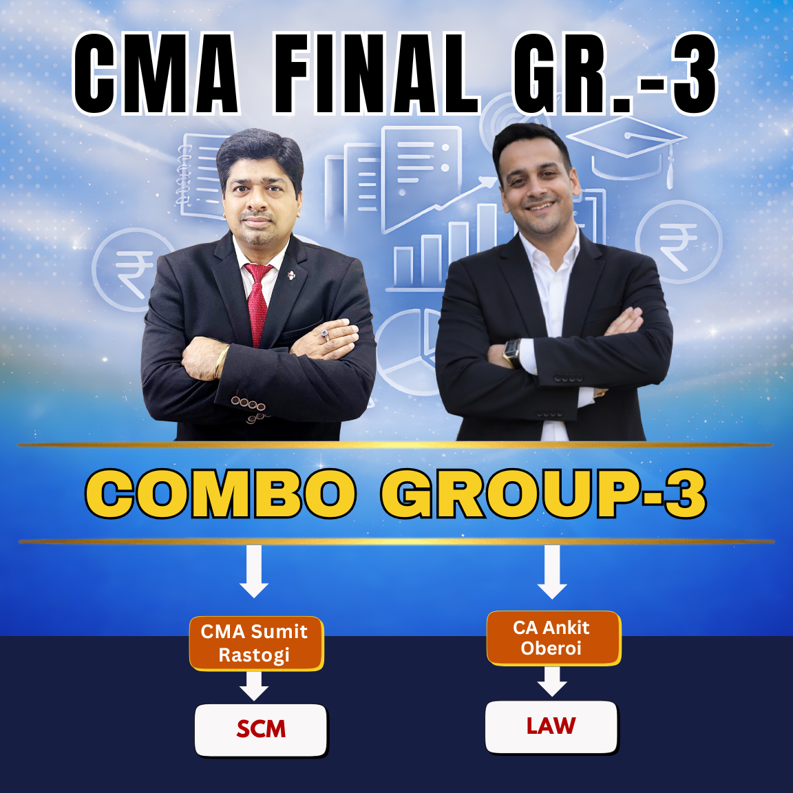Sumit Sir + Ankit Sir CMA Final Group-3 (Combo) By CMA Sumit Rastogi, CA Ankit Oberoi - Image 1