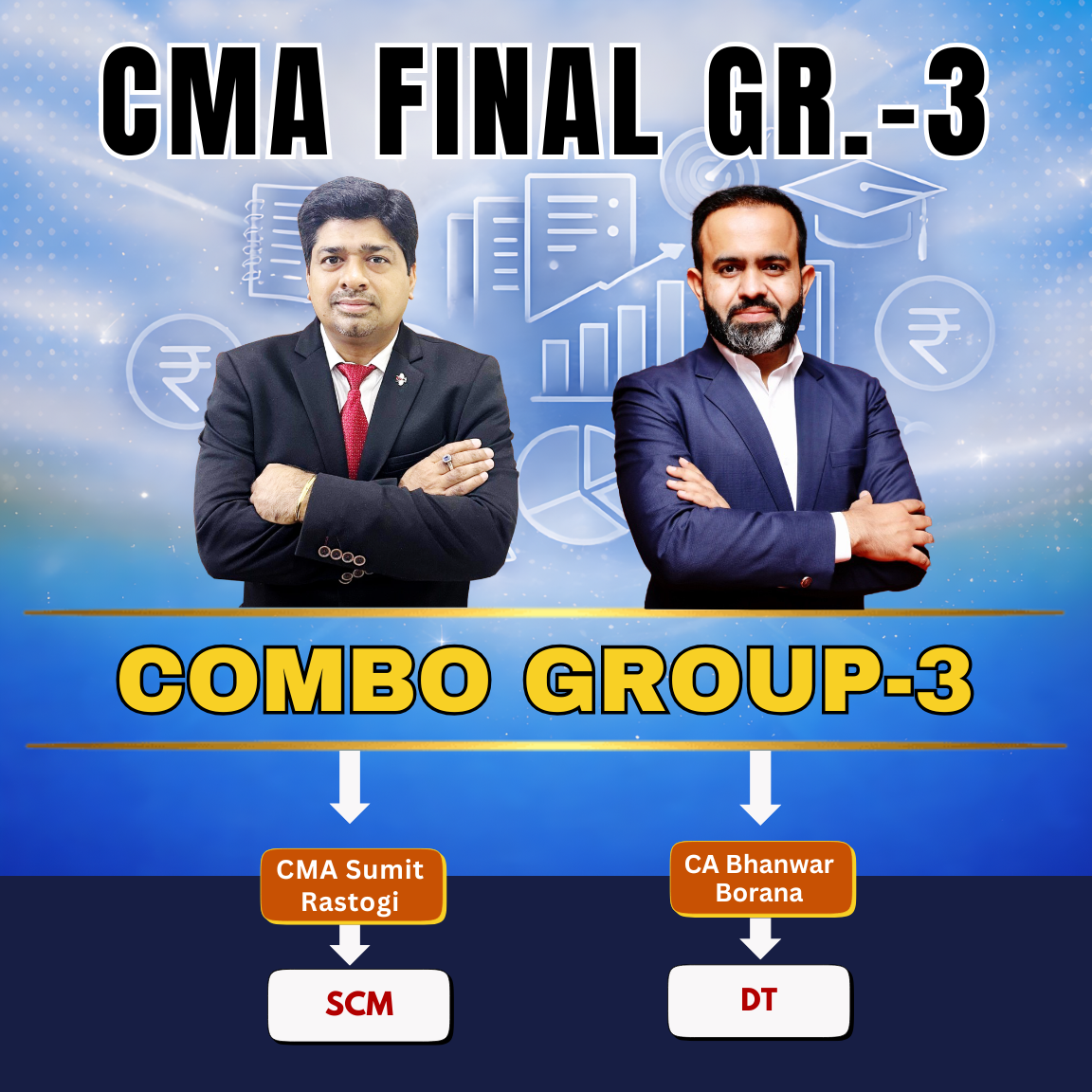 Sumit Sir + BB Sir CMA Final Group-3 (Combo) By CMA Sumit Rastogi, CA Bhanwar Borana - Image 1