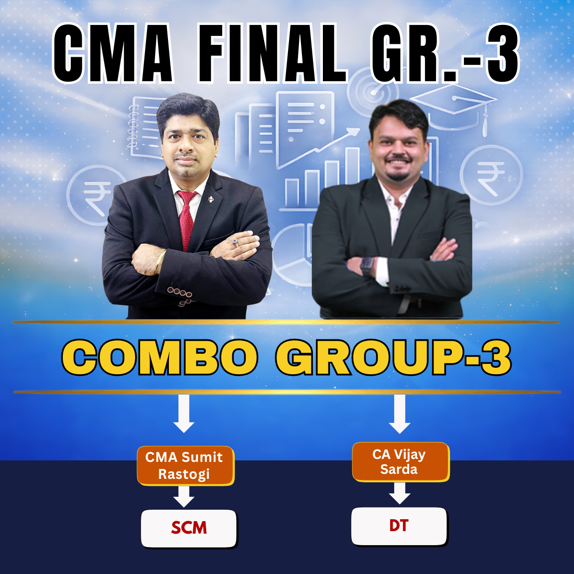 Sumit Sir + Vijay Sarda Sir CMA Final Group-3 (Combo) By CMA Sumit Rastogi, CA Vijay Sarda - Image 1